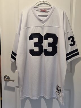 Mitchell & Ness White Jersey Shirt with Black Tony Dorsett #33